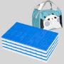 22mm Blue Travel Mahjong Game Set with 144 Tiles