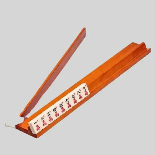 Pine Wooden Mahjong Racks with Pushers Pine Wooden Mahjong Racks with Pushers
