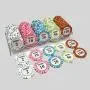 Apollo Deluxe Poker Chips - 100 Pcs Custom Printed Clay Casino Chips Apollo Deluxe Poker Chips - 100 Pcs Custom Printed Clay Casino Chips