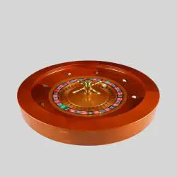 YH Small Roulette Wheel – 18/20” Solid Wood Casino Game