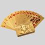 Custom Gold Foil Poker Set - Waterproof Travel Game