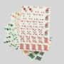 Custom 36mm Green Ivory Mahjong Tiles Set - Poker Rummy Game Cards
