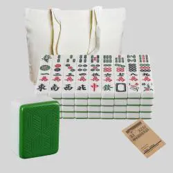 Blue Green Magnetic Mahjong Tiles - 40mm American Chinese Set