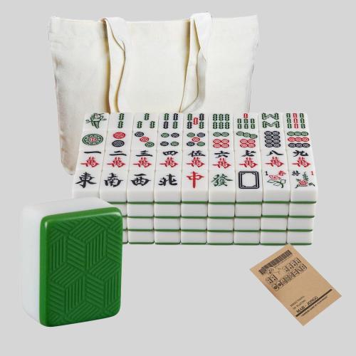 Blue Green Magnetic Mahjong Tiles - 40mm American Chinese Set