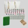 Blue Green Magnetic Mahjong Tiles - 40mm American Chinese Set