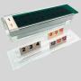 106 Tiles Rummy Set - Portable Game with Lucite Bases