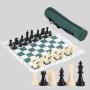 Portable Plastic Chess & Checkers Set