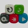 Custom Wooden Hex Dice - 3/4/5/6cm, Logo Printing, Fun Toys