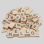 DIY Wood Alphabet Tiles, Scrabbles Game, Coasters (100 Set)