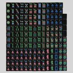 Personalized 4 Player Acrylic Mahjong Tiles