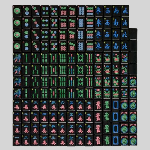 Personalized 4 Player Acrylic Mahjong Tiles