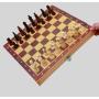 Wooden Foldable Chess Set - Family Game Gift
