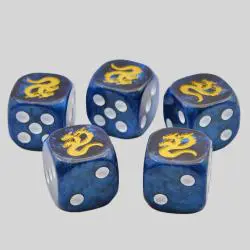 Factory Free Dice Set - 16mm Polyhedral Acrylic Dice