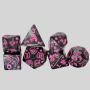HS Blue Polyhedral Dice Set - DND RPG Acrylic Dice