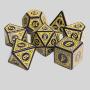 HD Dice Magic Flame Custom Polyhedral Dice Set