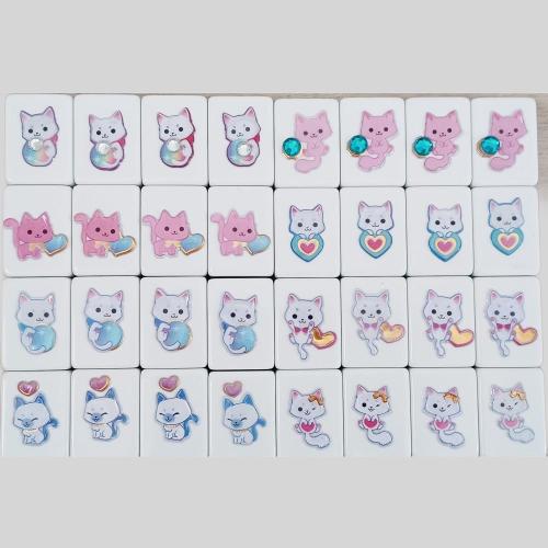 Custom Seaside Escape Mahjong Tile Game - 49 Blocks