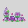 Yushun 16mm Resin DND Dice Set - 7 Polyhedral Dice