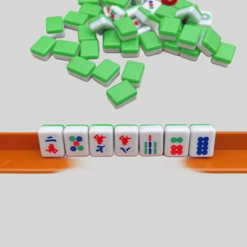 Mini Portable Travel Mahjong Set - Plastic Gaming Tiles Mini Portable Travel Mahjong Set - Plastic Gaming Tiles