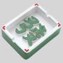 Resin Mahjong Ashtray - Home Decoration