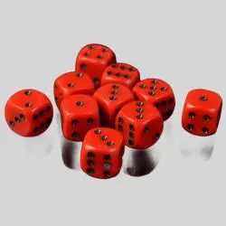 Acrylic Dice Set - 16mm D6 Custom Logo Game Dice