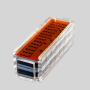 Acrylic Domino Double Six Game Set Card Toys Mahjong