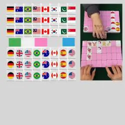 Custom Seaside Escape Mahjong Tiles - 36mm Acrylic Game Set