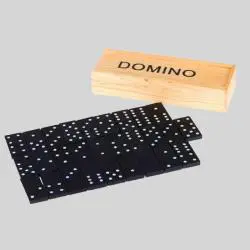 Custom Wooden Domino Set - Double 6, Kids Game, Wholesale