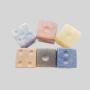 Natural Stone Gem Dice Mahjong Games - 15mm Jade Crafts