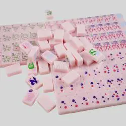 Custom Acrylic Mahjong 4 Player Board Game Tiles