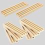Rustic Pine Domino Racks - Wooden Gift Stand Set