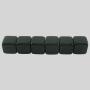 20mm Acrylic Dice - Custom Black Blank Game Dice