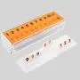 Lucite Rummy Game Tiles Set - Judaica Acrylic Rack