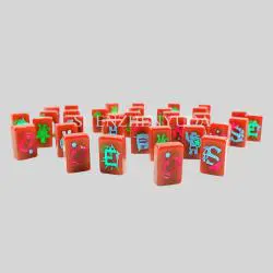American Mahjong Tiles Set - Acrylic Mahjong Game