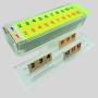 106 Tiles Rummy Set - Portable Game with Lucite Bases