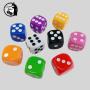 Custom D6 Resin Dice - Solid Color Fillet Dice
