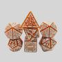 Vintage Hollow Dice Set - 7PC Acrylic DND Dice