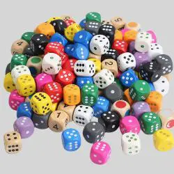 Custom Wooden D&D Polyhedral Dice Sets - Bulk
