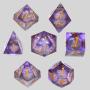 Custom Dragon Eye DND Dice Set Resin Polyhedral Dice for D&D Game