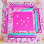 Colorful Floral Mahjongg Mat – YUDA Pink Chintz Mat