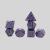 18mm Black back with purple characters