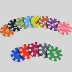 Ceramic Poker Chips, Unicorn, Tournament Chip Set