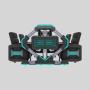 RGB Diamond Guardrail Gaming Table - WE Esports Desktop