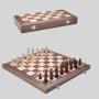 Portable Magnetic Wooden Chess Set - Kids & Adults