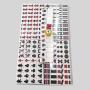 High Quality Melamine Mahjong Set - 144 Tiles, Customized Logo