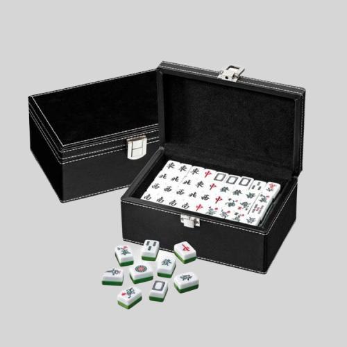 Custom Luxury PU Leather American Mahjong Set - OEM/ODM