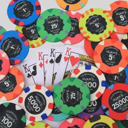 Ceramic Poker Chips - Custom Logo Casino Royale Set (500-1000pcs)