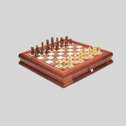 Chess Set Magnetic Wooden - 2 Extra Queens