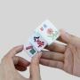 Mahjong Set - Blue & Green Melamine Tiles (24x15x10mm)
