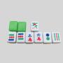 Mini Portable Travel Mahjong Set - Plastic Gaming Tiles
