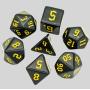 Udixi Polyhedral Dice Set - 7 Pcs Acrylic RPG Dice